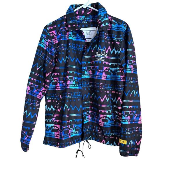 Herschel Men's Hoffman Voyage Coach Windbreaker Jacket Size Small - Picture 3 of 8